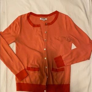 Old Navy Orange Button Up Sweater